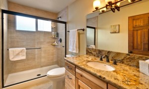 Heavenly Tahoe Condo Rental - Downstairs Bathroom