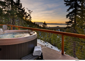 Heavenly Tahoe Condo Rental - Hot Tub and View