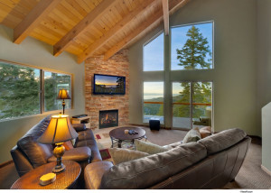 Heavenly Tahoe Condo Rental - Living Room