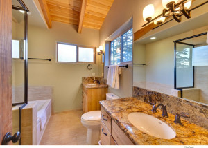 Heavenly Tahoe Condo Rental - Master Bathroom